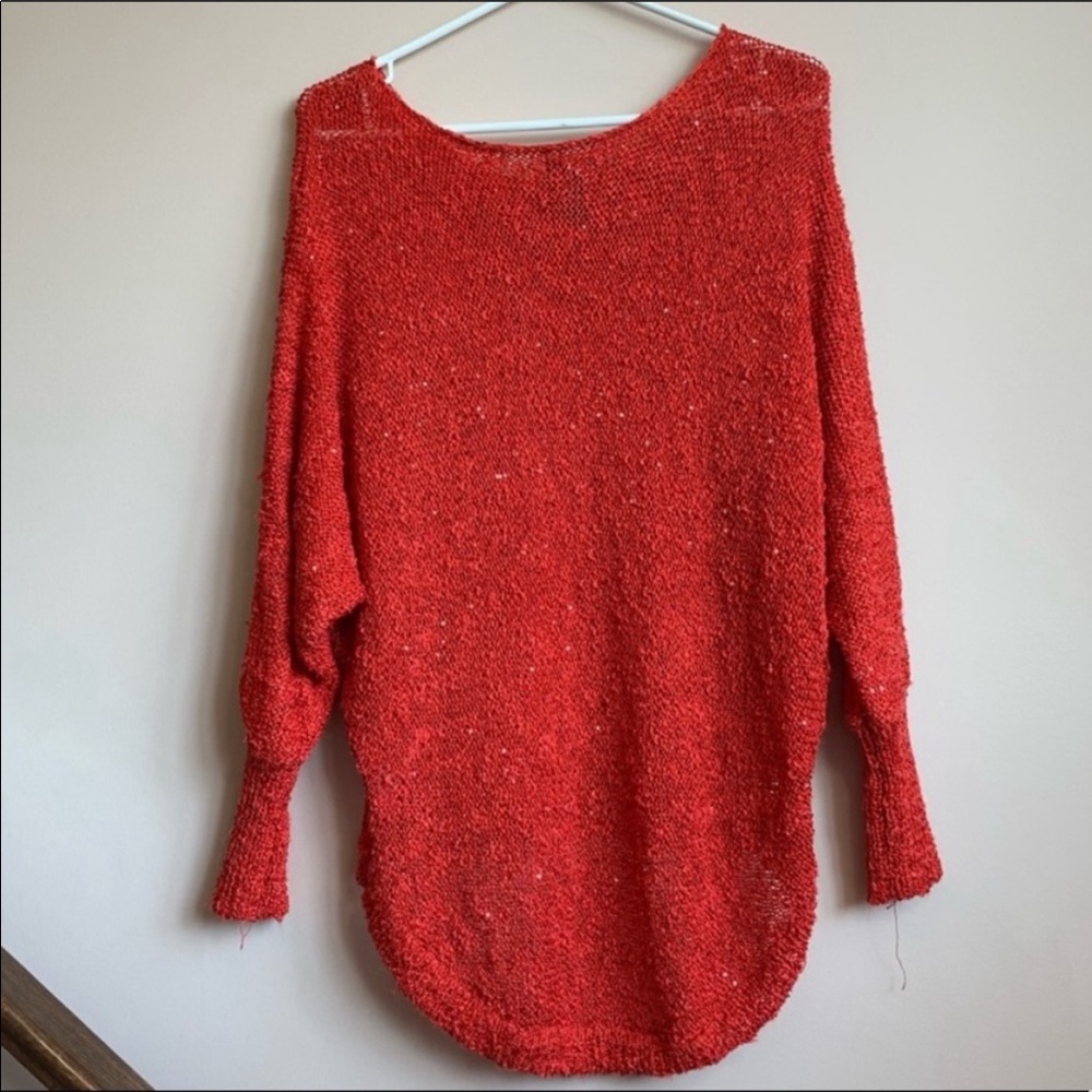 Oversized Red Sweater - Picture 3 of 7